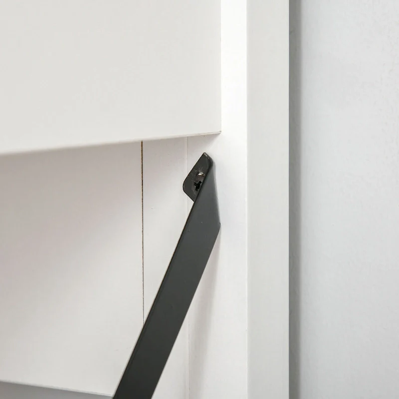 Farmhouse Computer Desk with Hutch and Cabinet