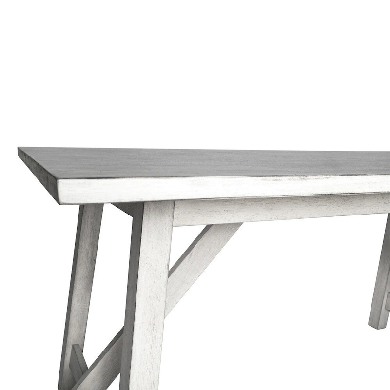 Solid Wood Commercial Grade Trestle Base Dining Table