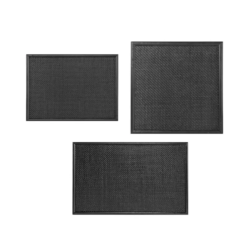 A&B Home Two Tone Nesting Side Tables - Set of 3 - Black/Gold