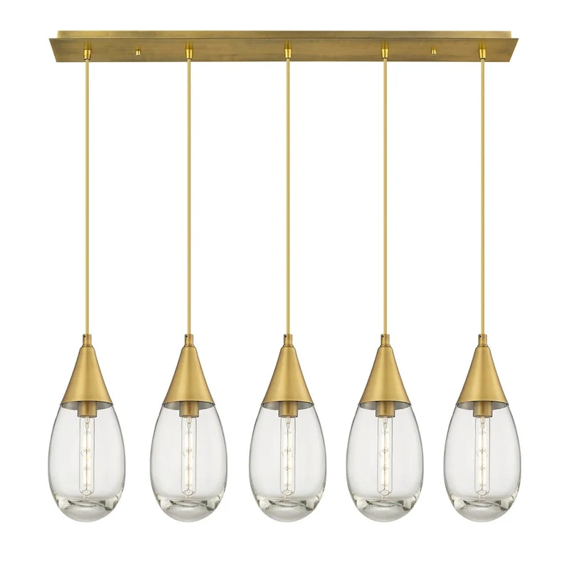 Innovations Lighting Malone - 5 Light 6  Cord Hung Linear Pendant