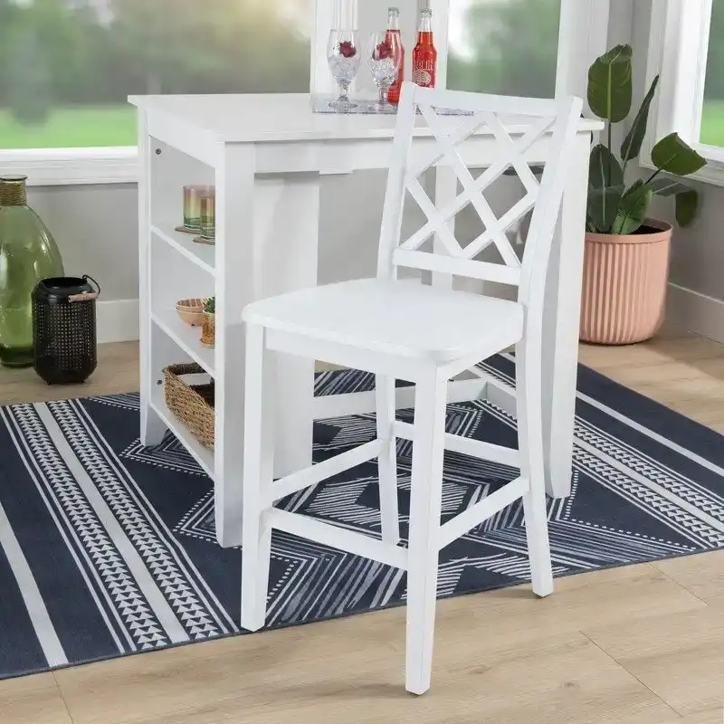 Counter Height Solid Wood Dining Bar Stool