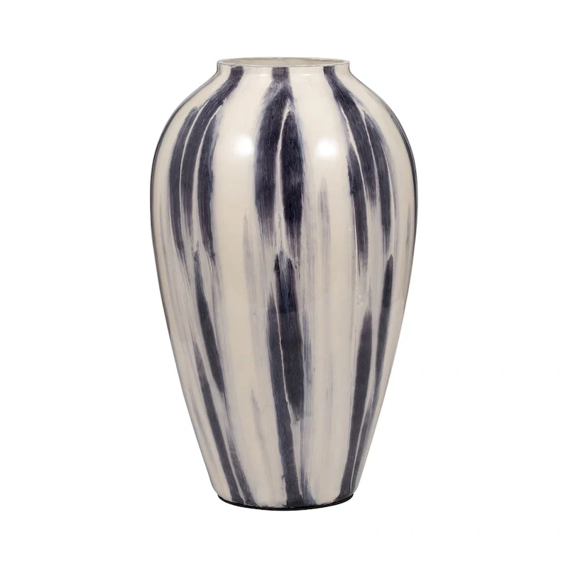 Sagebrook Home's Abstract Pattern Glass Vase