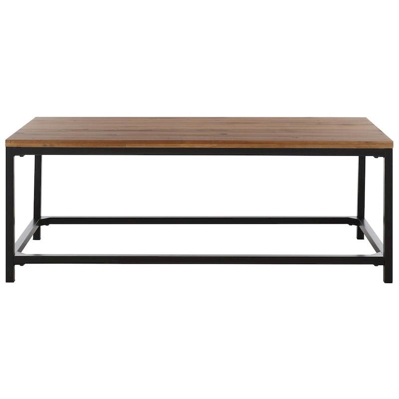 SAFAVIEH Aino Reclamined Wood Finish Coffee Table - 48 x 24 x 17.7 - 48Wx24Dx18H