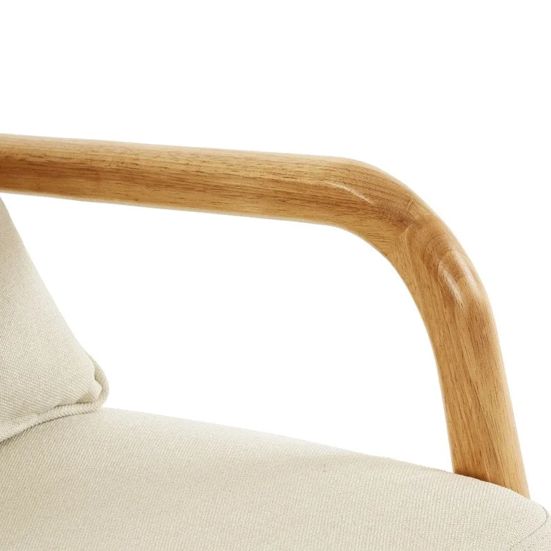 39.37 W High-Back Dual-Use Upholstered Rocking Chair/Accent Chair