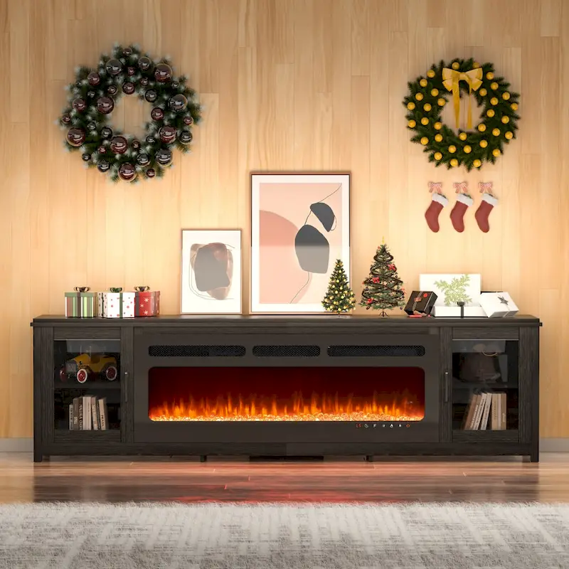80 Modern Electric Fireplace TV Stand