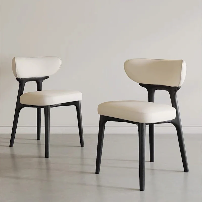 71 Modern Rectangular Dining Table with Stone Table-top, Wood Legs