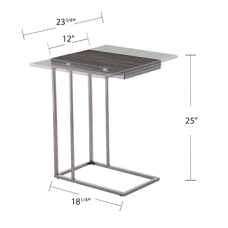 SEI Furniture Calyer Expandable C-Table