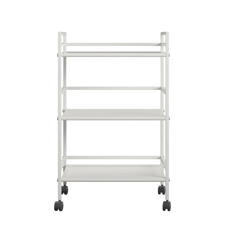 Emerald 3 Shelf Metal Rolling Utility Cart