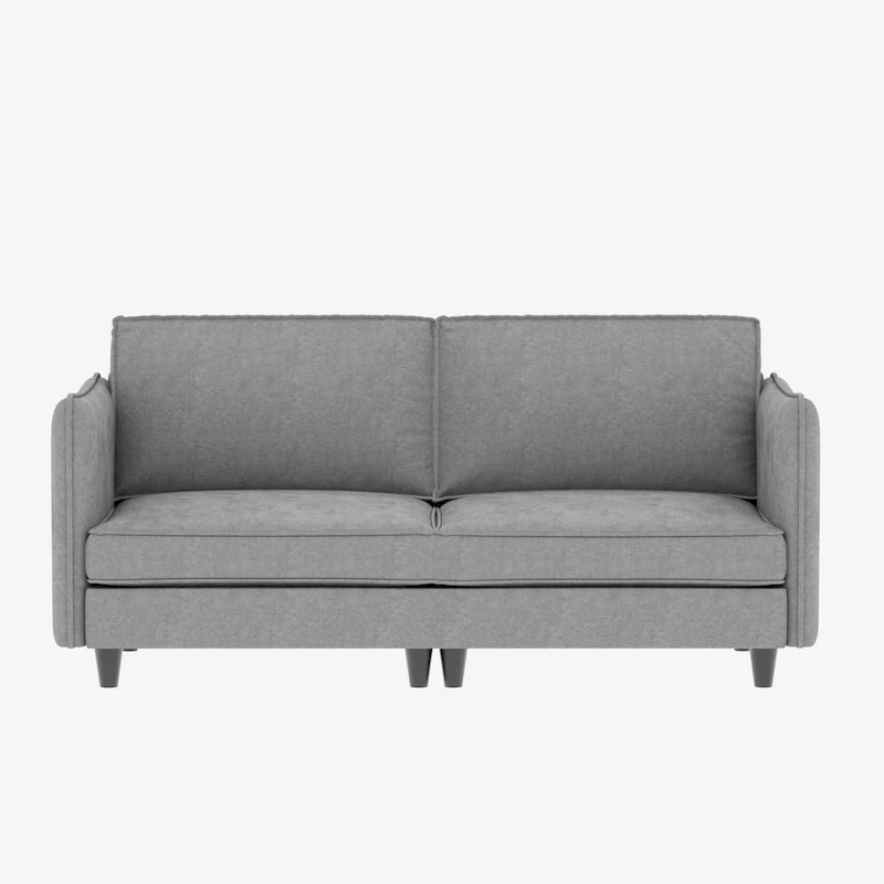 Hadley 74.27 Loveseat Sofa with Mid-Century Modern Design