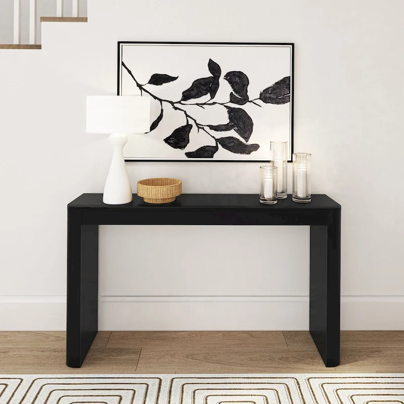 Plank and Beam Contour Console Table - 56