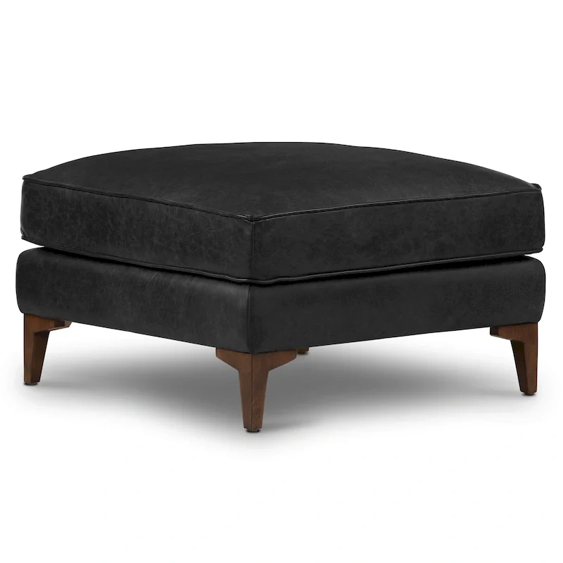 Poly & Bark Essex Ottoman - Full Grain Genuine Italian Leather