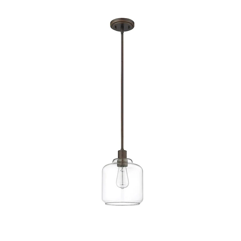 Millennium Lighting Asheville 1 Light Mini-Pendant Fixture with Clear Glass Shades