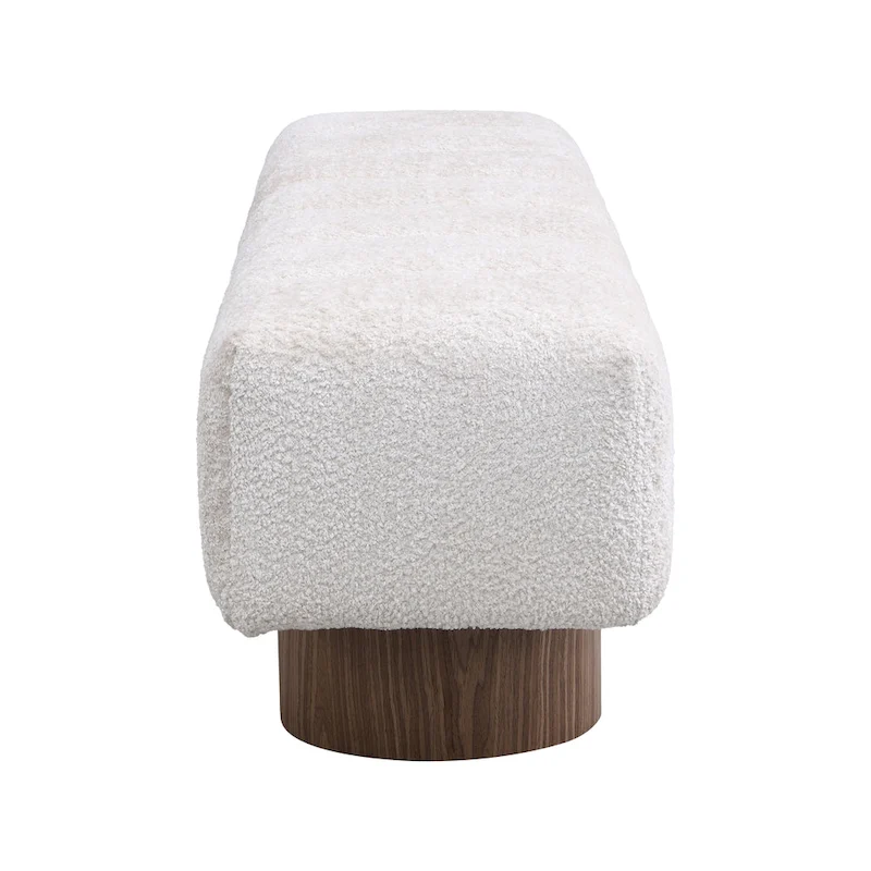 Christopher Knight Home - Daniel Upholstered Dining Bench, No-Assembly Entryway & Bedroom Ottoman with Sturdy Wood Legs