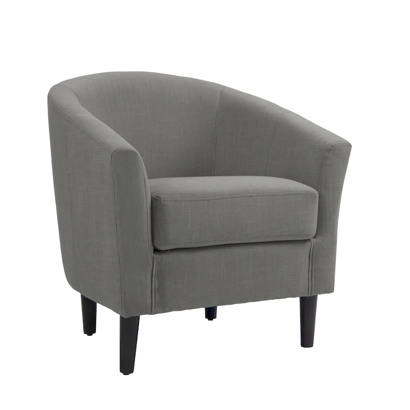 Modern Barrel Accent Chairs Cozy Armchair Club Chair