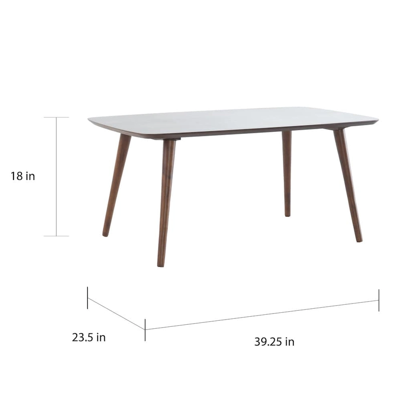 Cilla Mid-Century Wood Rectangle Coffee Table by Christopher Knight Home - 39.50L x 23.70 W x 18.25 H