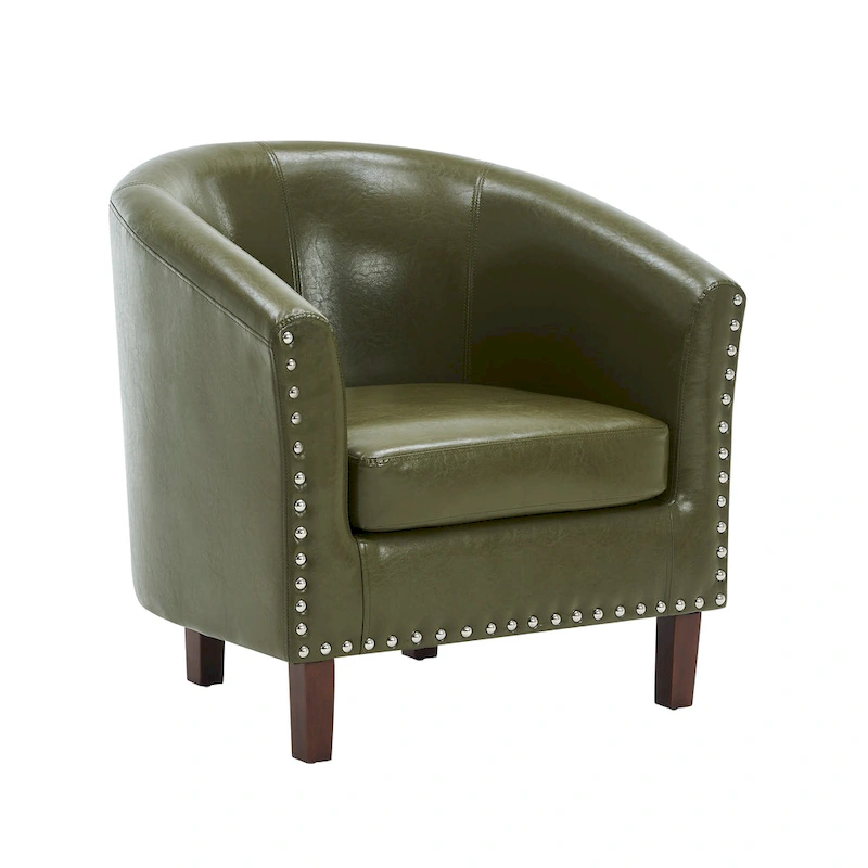 Carson Carrington Junsele PU Leather Accent Club Chair
