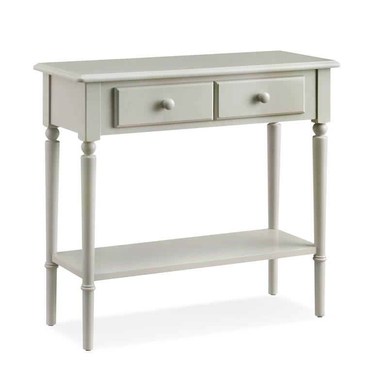 Leick Home Coastal One Drawer Narrow Hall Console Sofa Table