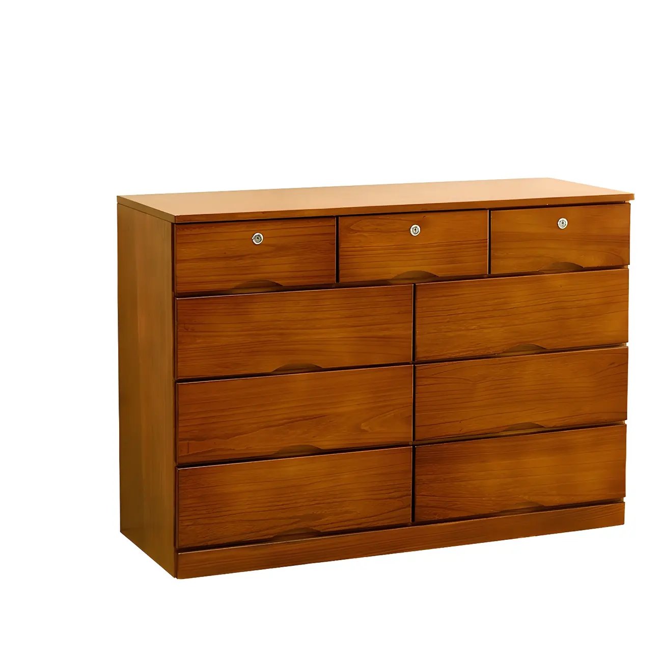 Stylish White Wooden Dressers with Soft Close Drawers