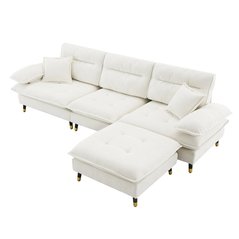 L shaped Convertible Sectional Sofa
