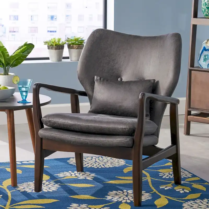 Haddie Mid-century Modern Club Chair by Christopher Knight Home