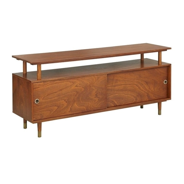 Simple Living Margo Mid-Century Modern Wood TV Stand