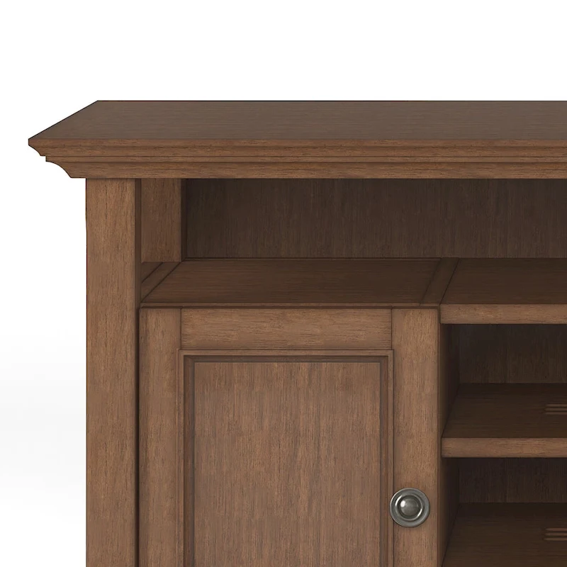 WYNDENHALL Halifax 54 inch Wide Solid Wood Transitional TV Stand - 54 W x 18.9 D x 31.9 H