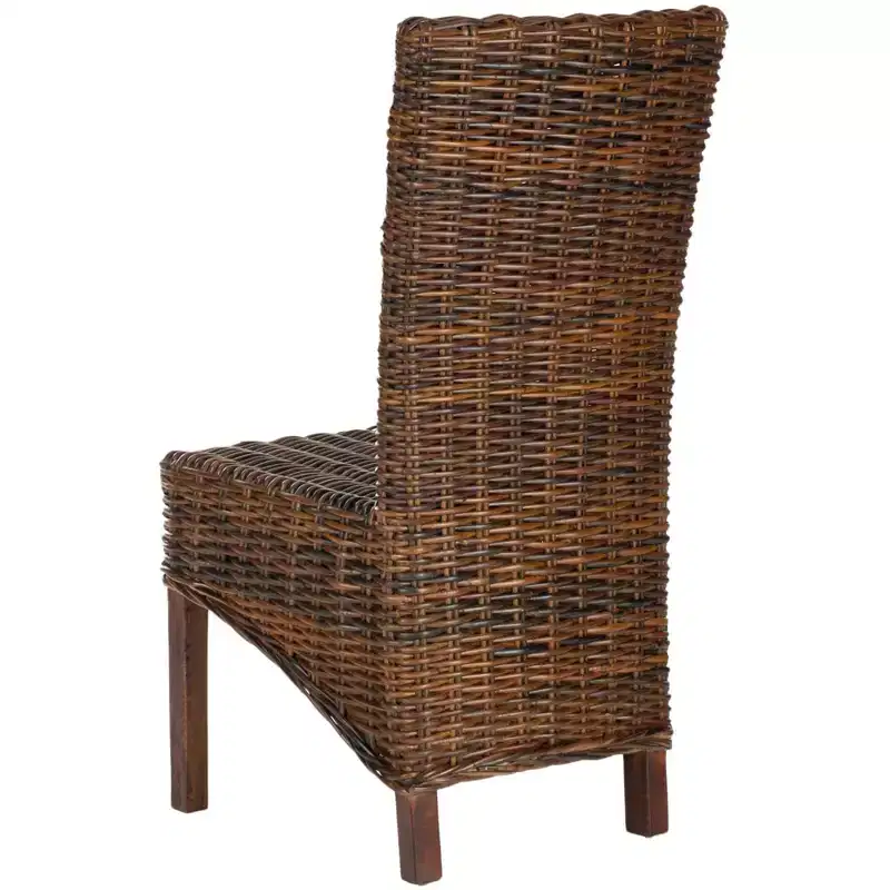 Ridge Side Chair - Set of 2 - FOX6523 - Pecan Brown - Safavieh Couture