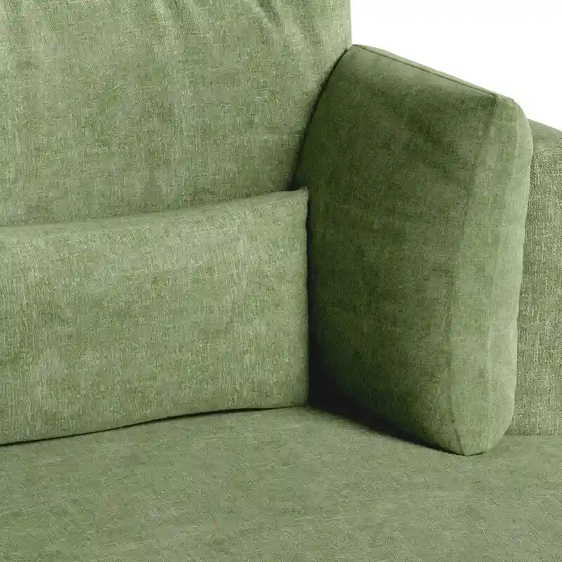 Chenille Swivel 34.7 Wide Soft Modern Upholstered Accent Chair