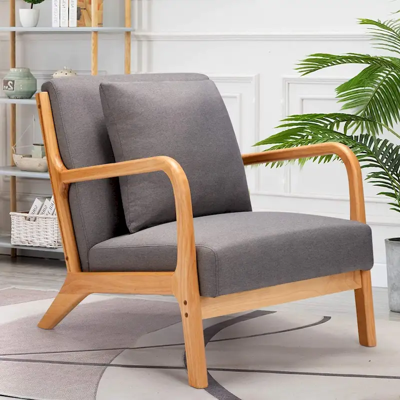 AECOJOY Mid Century Modern Living Room Reading Comfy Lounge Chairs