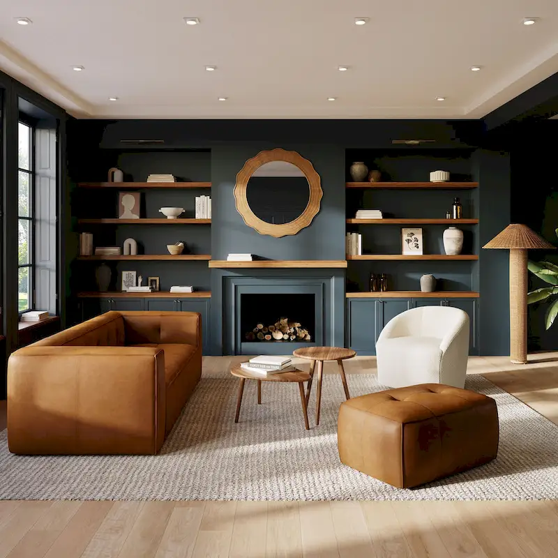 Poly & Bark Capa 92  Sofa - Full Grain Genuine Italian Leather