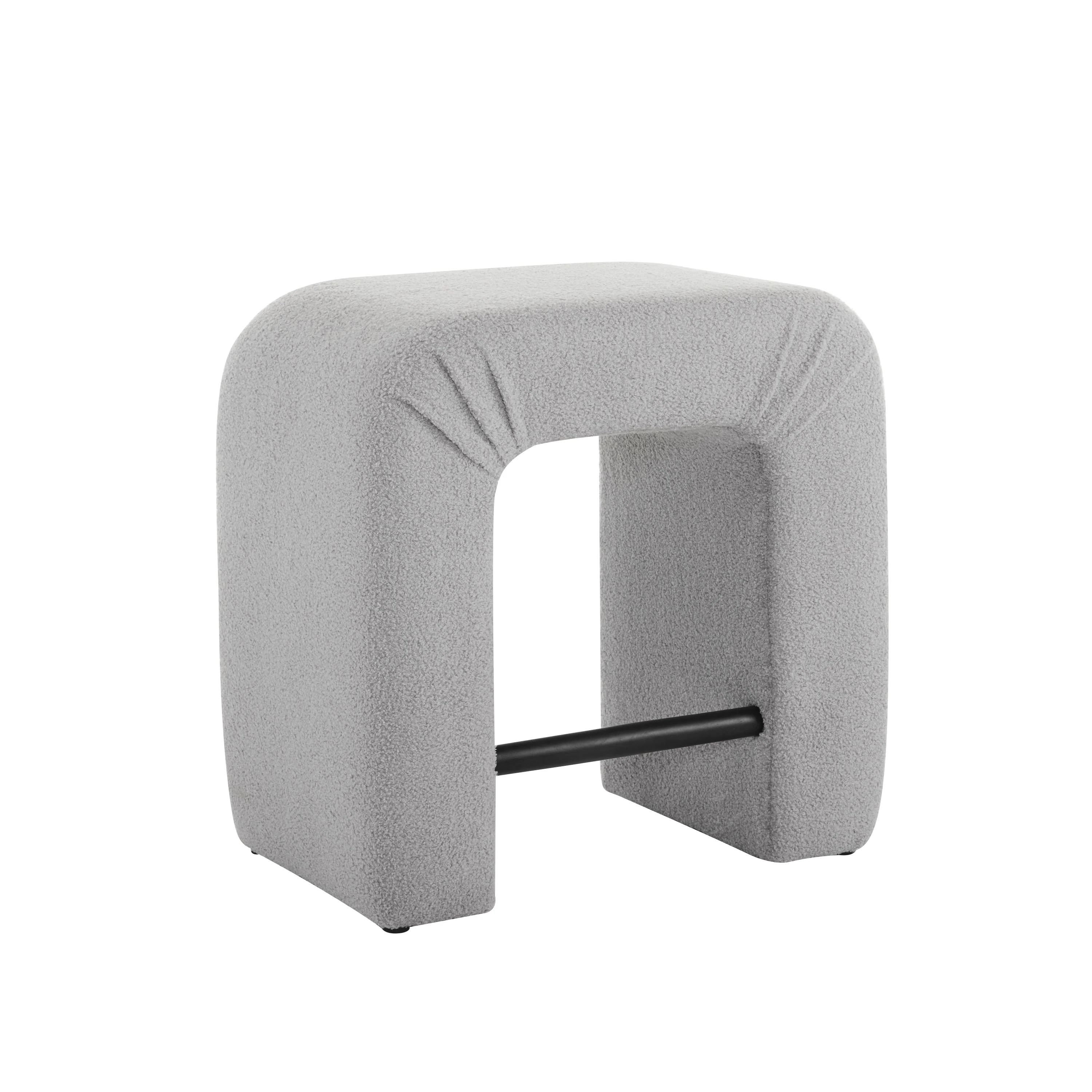 Set of 2 Modern Inverted U-Shape Bar Stools