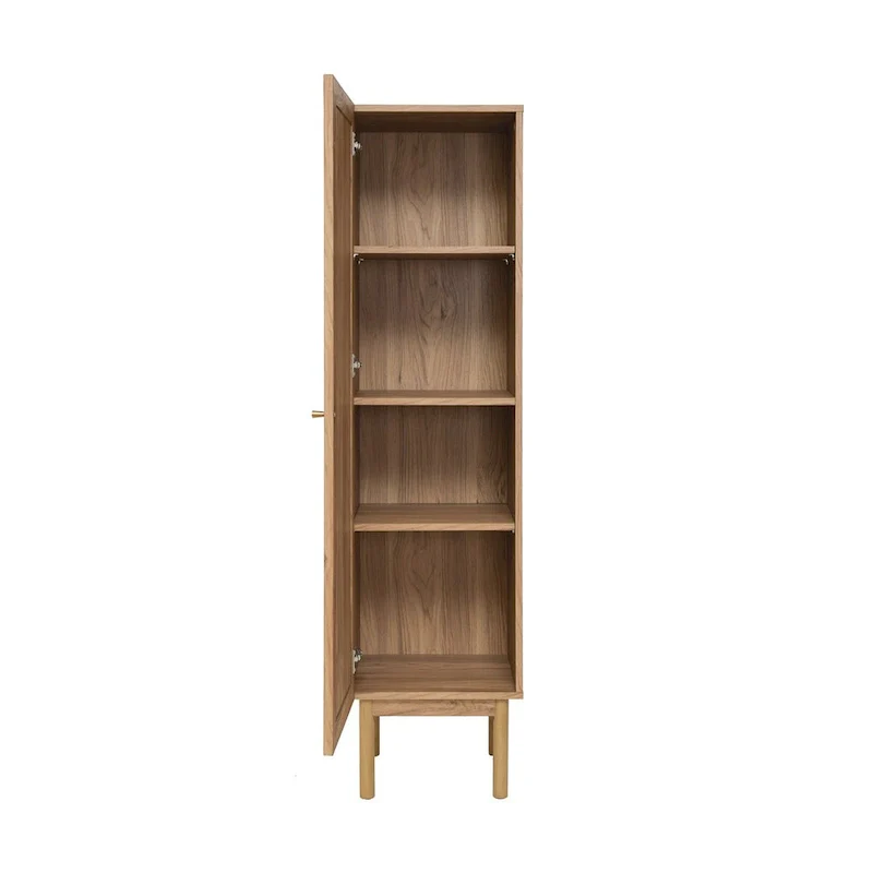 Classe 15 W x 60 H x 15 D Linen Cabinet in Oak