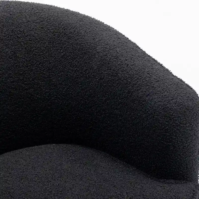 SEYNAR Modern Boucle Upholstered 360 Degree Swivel Accent Club Chair