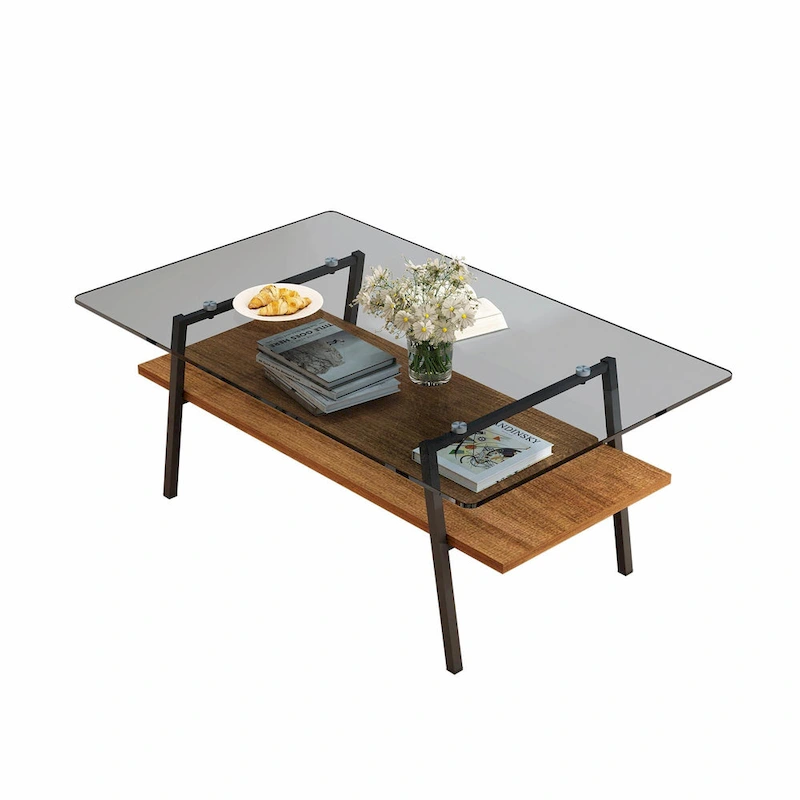 38.58 Rectangle Coffee Table with Modern Design