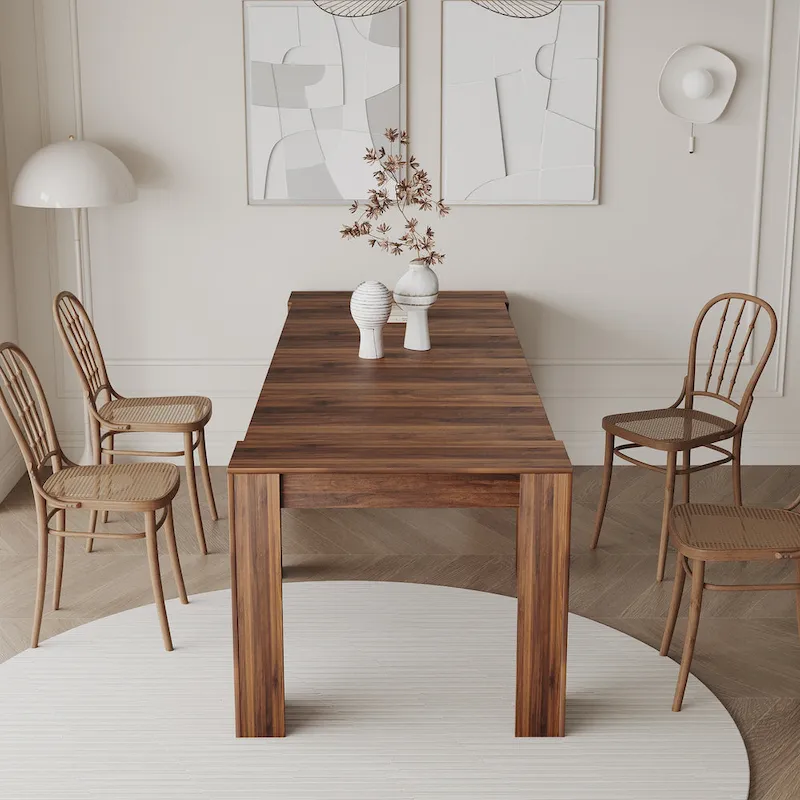 Multifunctional extendable console table