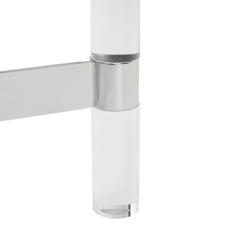 Acrylic Accent Table - 20 In W x 20 In D x 24 In H