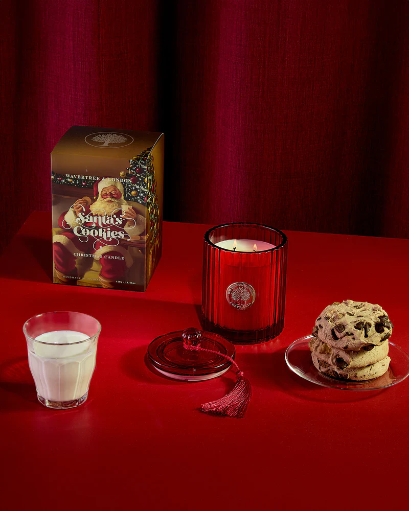 Wavertree & London Candle Santa's Cookies 75hrs 410g