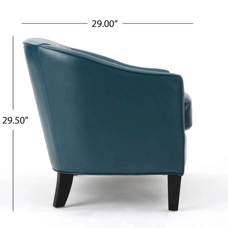 Justine Faux Leather Loveseat by Christopher Knight Home