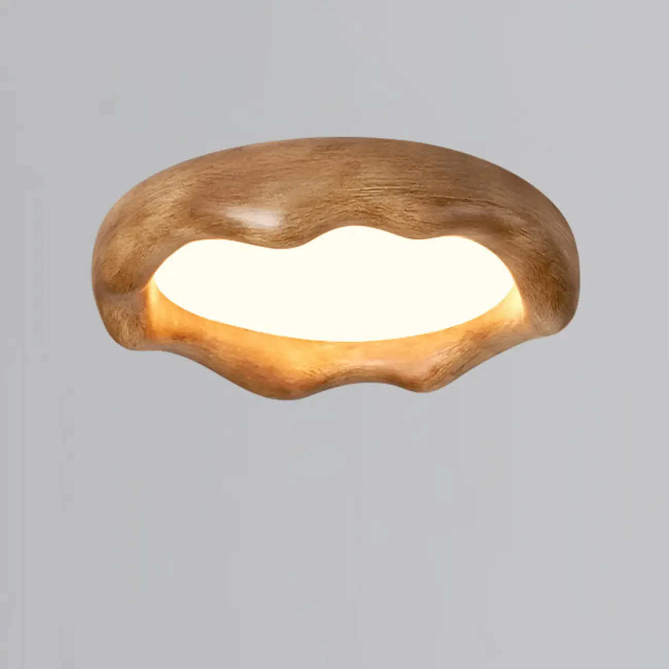 Acrylic Artistic Melting Cream Design Flush Ceiling Light