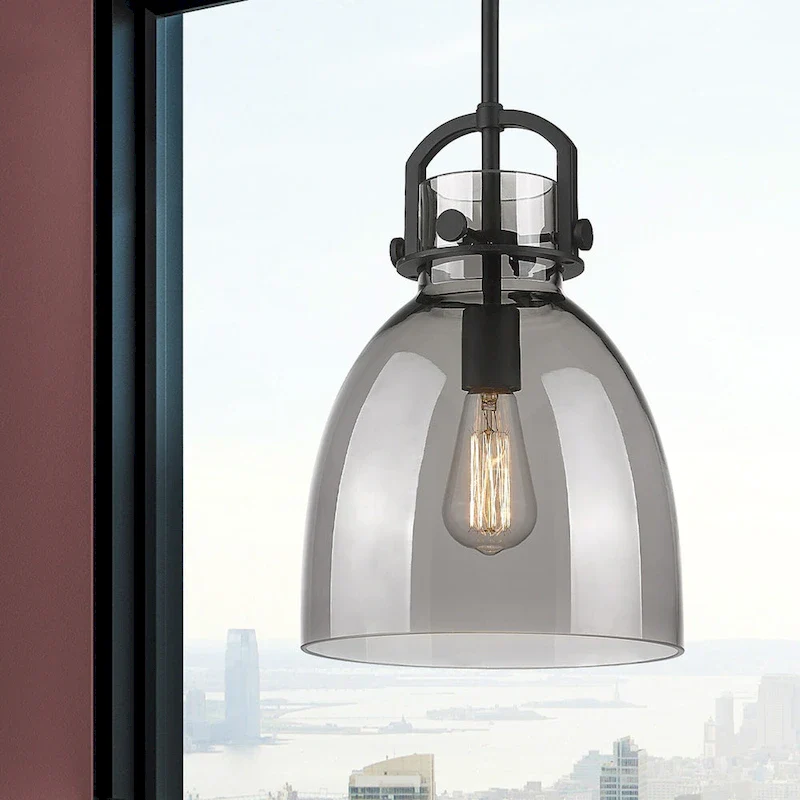 Innovations Lighting Newton Bell - 1 Light 10  Stem Hung Pendant