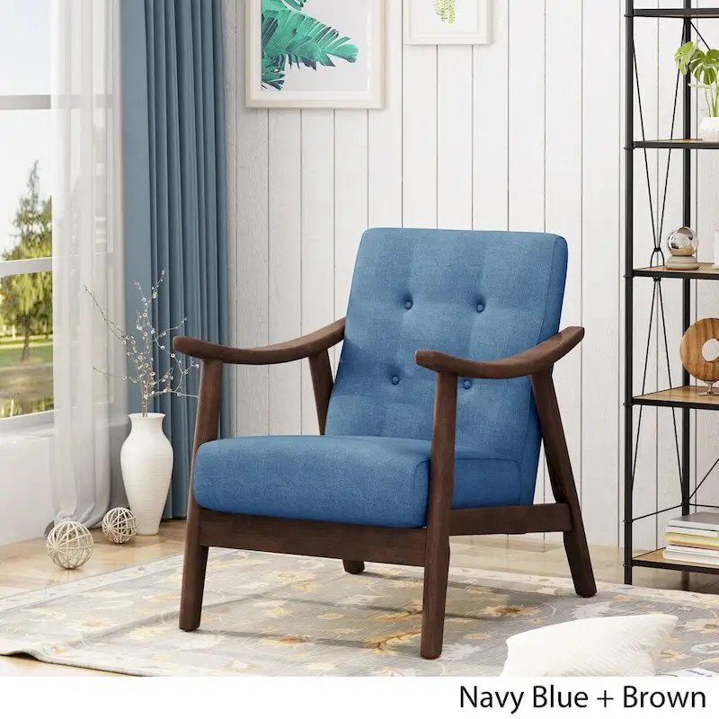 Chabani Mid-Century Modern Accent Chair by Christopher Knight Home