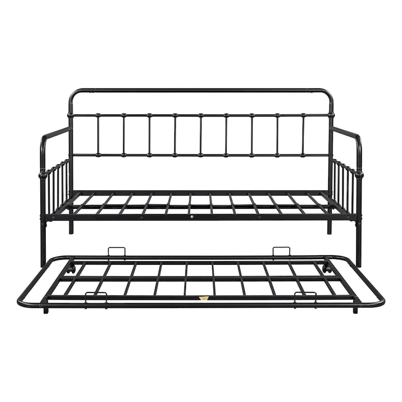 Metal Frame Daybed with trundle