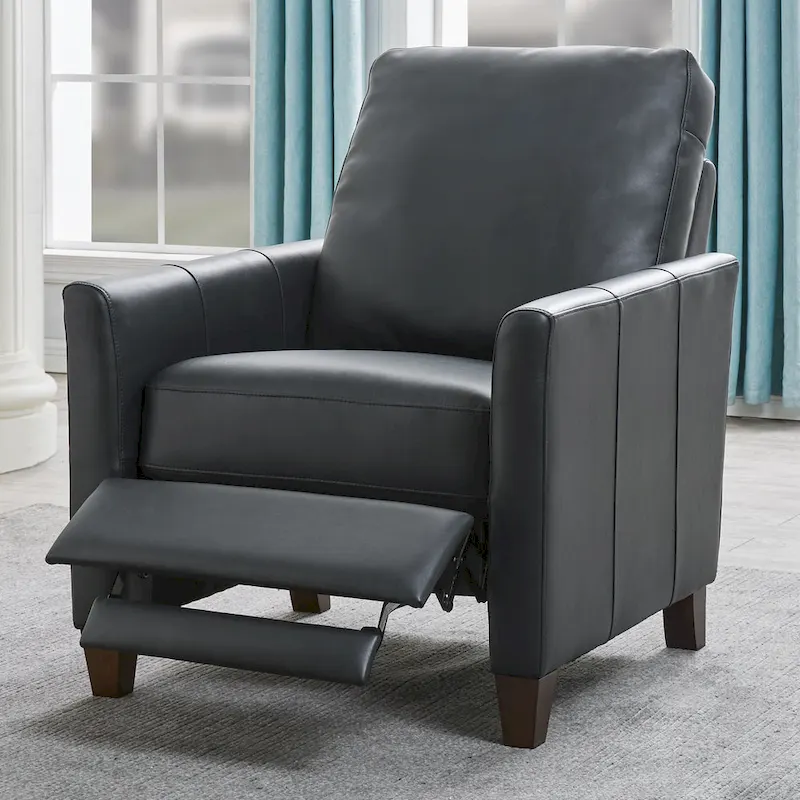 Piper Faux Leather Modern Recliner by Greyson Living