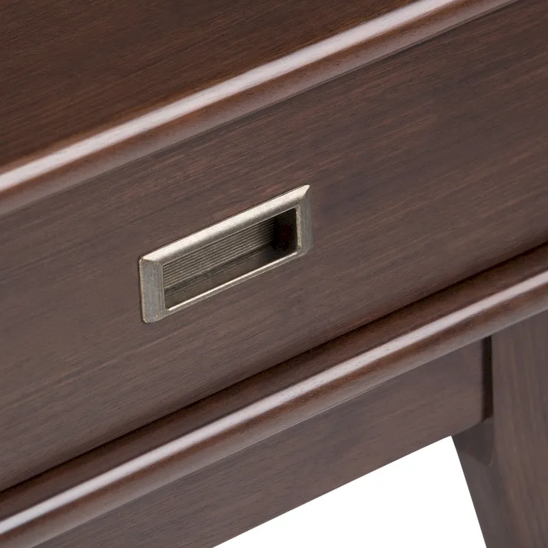 WYNDENHALL Tierney SOLID HARDWOOD 22 inch Wide Rectangle Mid Century Modern End Table - 22 W x 20 D x 22 H