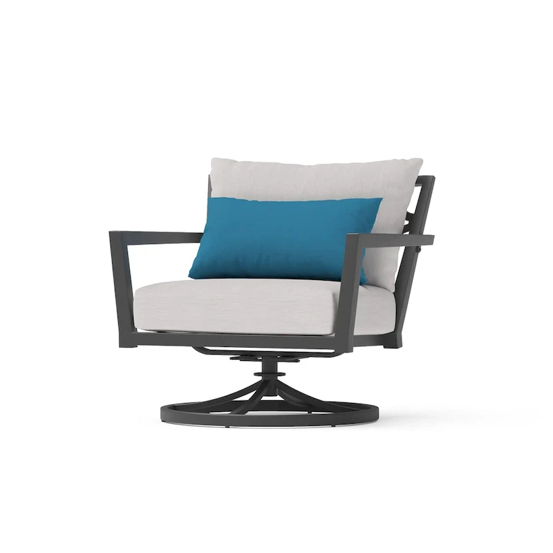 Venetia 5 Piece Sunbrella Outdoor Patio Motion Seating Set