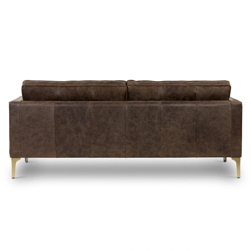 Poly & Bark Mateo 82.5 Sofa - Full Grain Genuine Italian Leather