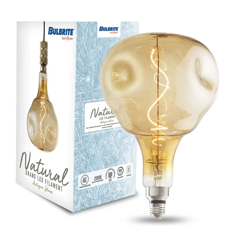Bulbrite Single 4 Watt Dimmable Antique Grand Nostalgic Medium (E26) LED Bulb
