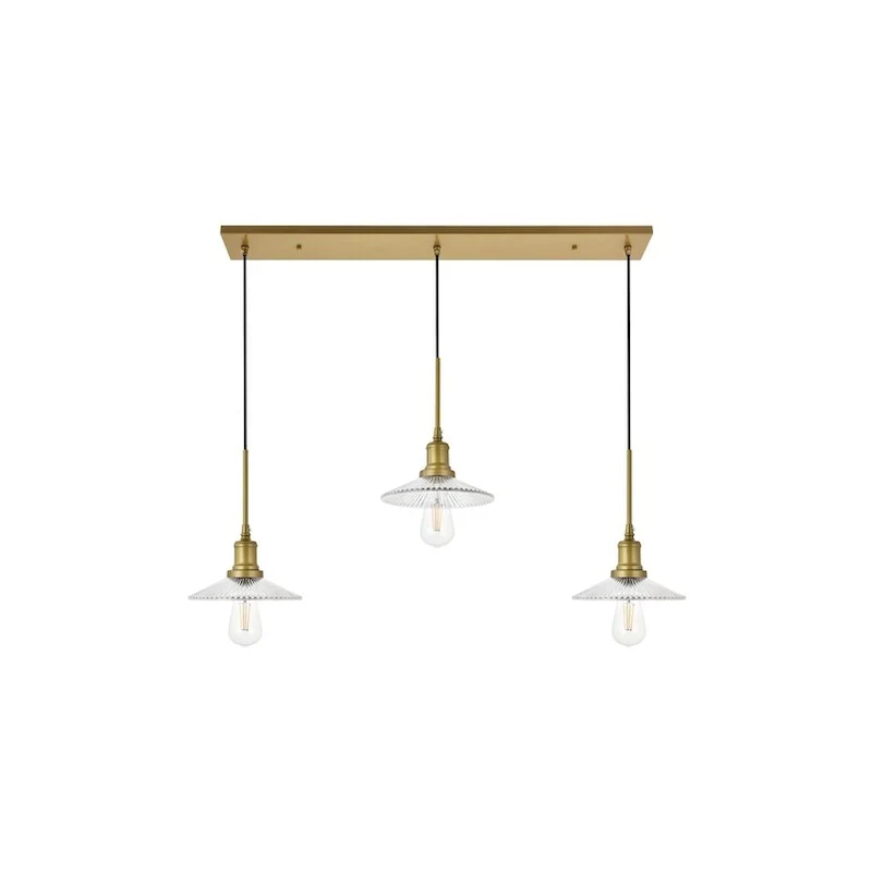 Waltz 3 light black Pendant