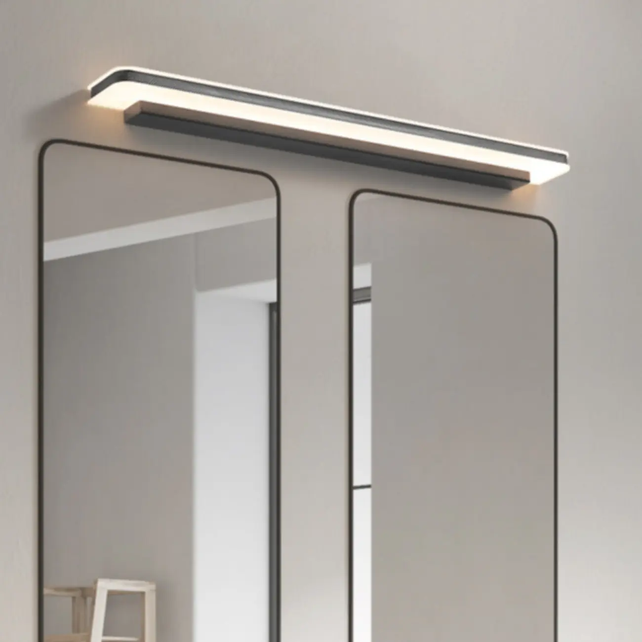 1-Light Geometric Polygonal Vanity Lights in Acrylic Design