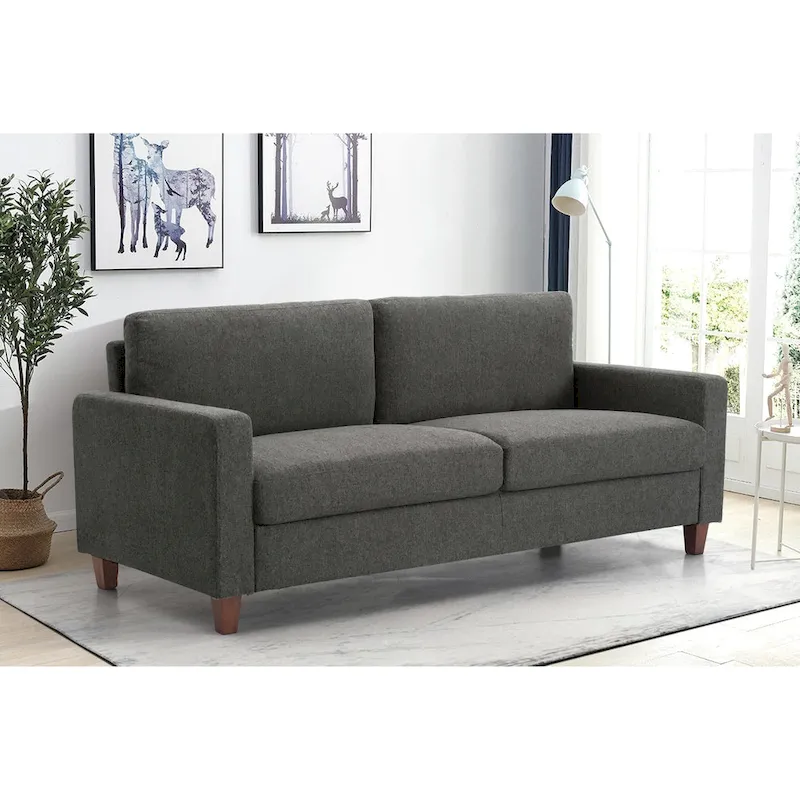77 In Transitional Upholstered Living Room Sofa